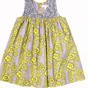 Pink Chicken Courtney Dress with sequins VEUC size 6